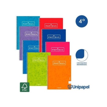 Cuaderno Papyrus A4 Cuadro Milimetrado con Margen – Modelo 86398 (155 x 215 mm)