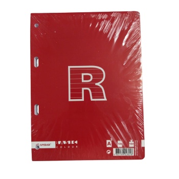 Recambio AMBAR A5 100H 100GR 1R BASIC (con margen, 4 taladros)