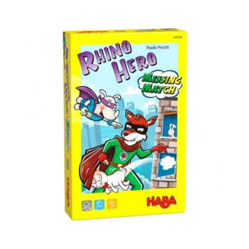 Rhino Hero: Missing Match – Juego de memoria y rapidez para niños